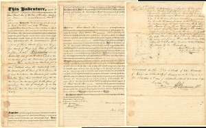 Deed for Brooklyn, N.Y. Property - 1825 dated Americana